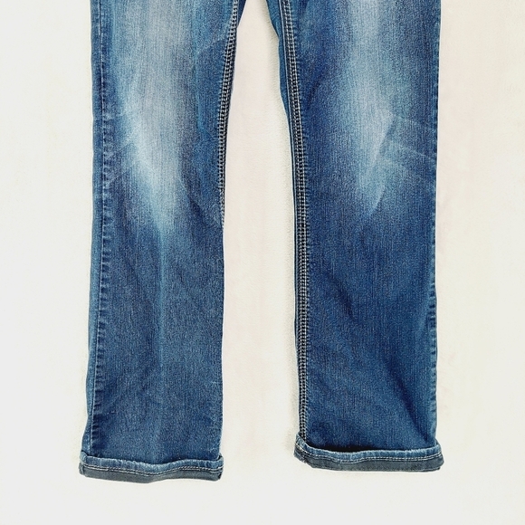 Silver Jeans Suki Mid Slim Boot Blue Casual Denim Jeans P2410 - Picture 3 of 11